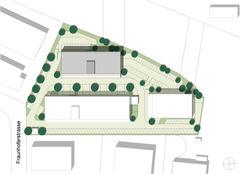 Atlantik Networxx_Umbau Büroflächen Martinsried_Lageplan Tröger Architekten München 2/14